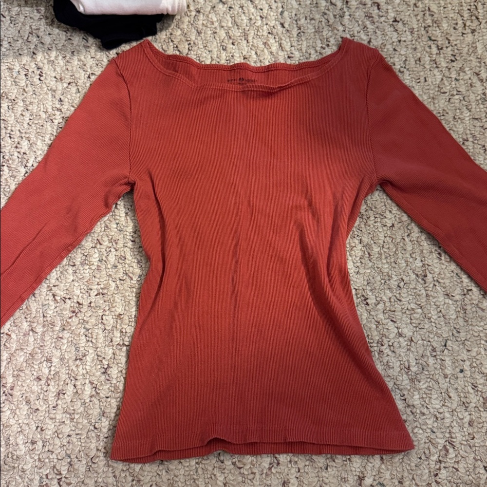 BRANDY MELVILLE quarter sleeve boat neck - Picture 3 of 4